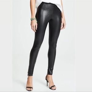 Commando Perfect Control Faux Leather Leggings High Waisted Black XL Extra Large